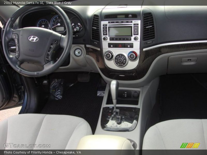 Slate Blue / Gray 2009 Hyundai Santa Fe SE