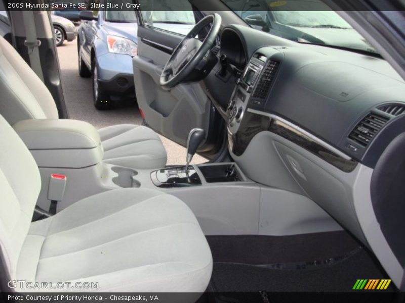 Slate Blue / Gray 2009 Hyundai Santa Fe SE