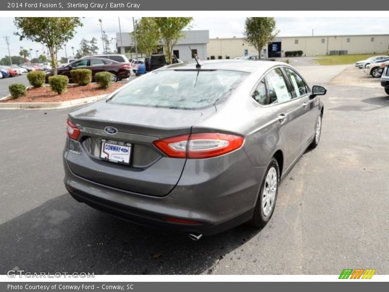 Sterling Gray / Earth Gray 2014 Ford Fusion S