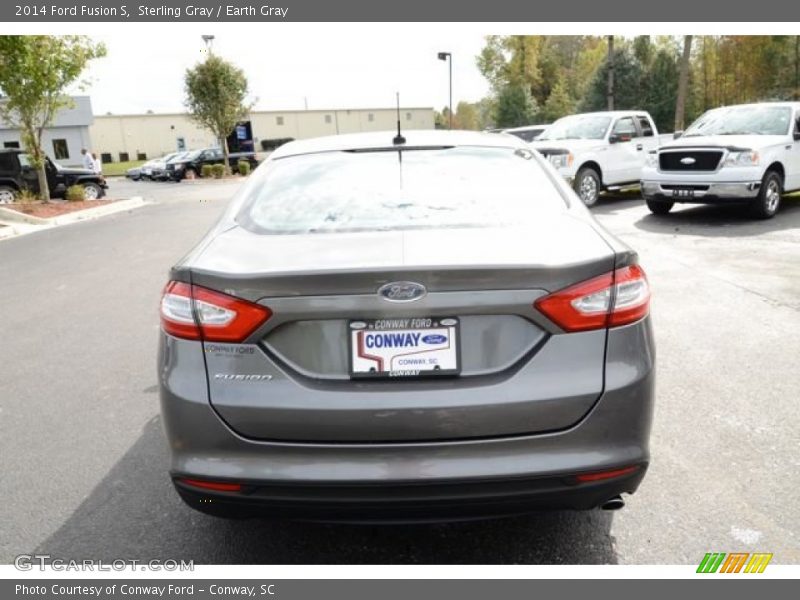 Sterling Gray / Earth Gray 2014 Ford Fusion S
