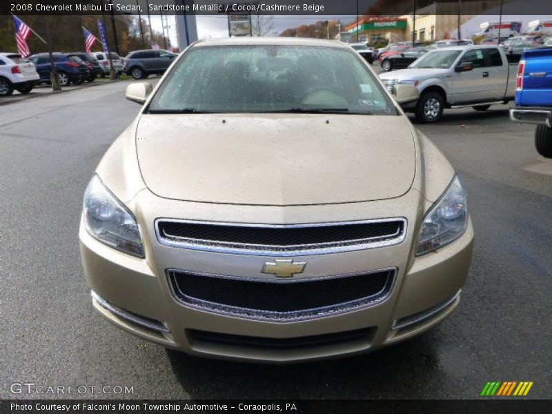 Sandstone Metallic / Cocoa/Cashmere Beige 2008 Chevrolet Malibu LT Sedan