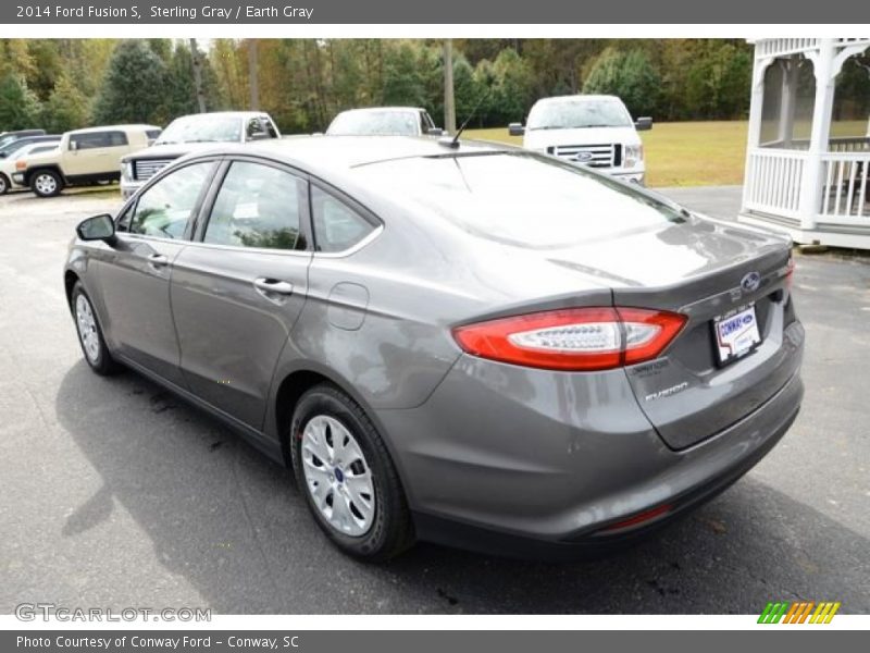 Sterling Gray / Earth Gray 2014 Ford Fusion S