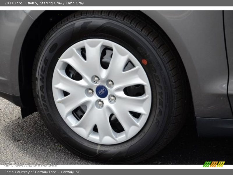 Sterling Gray / Earth Gray 2014 Ford Fusion S