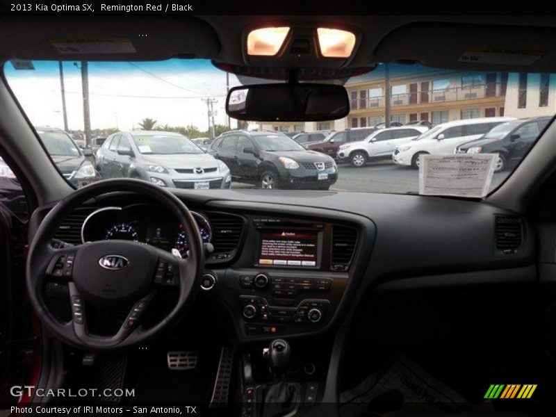 Remington Red / Black 2013 Kia Optima SX
