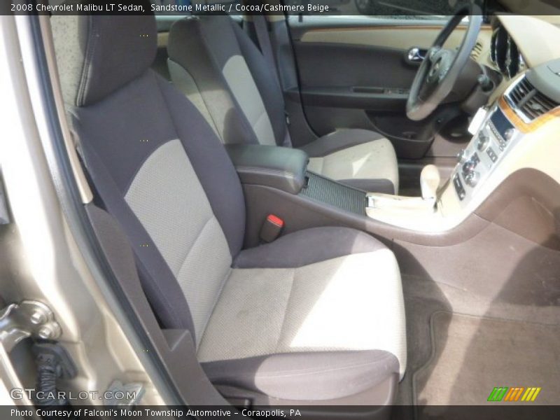 Sandstone Metallic / Cocoa/Cashmere Beige 2008 Chevrolet Malibu LT Sedan