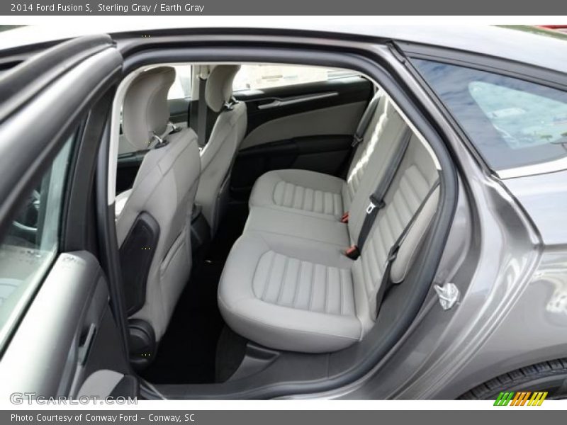 Sterling Gray / Earth Gray 2014 Ford Fusion S