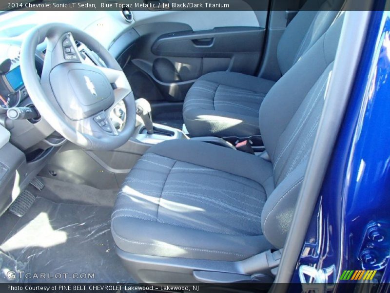 Blue Topaz Metallic / Jet Black/Dark Titanium 2014 Chevrolet Sonic LT Sedan