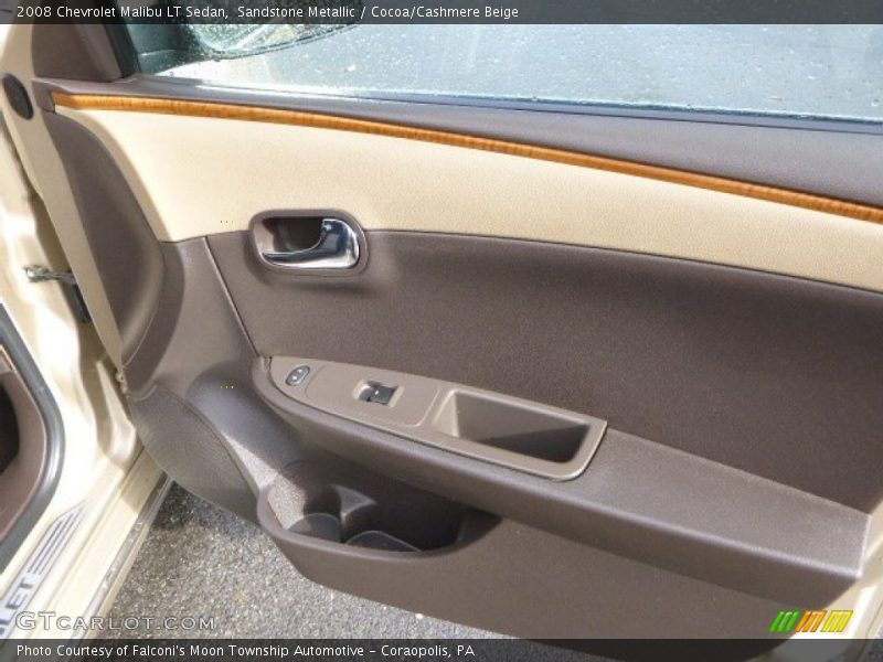 Sandstone Metallic / Cocoa/Cashmere Beige 2008 Chevrolet Malibu LT Sedan