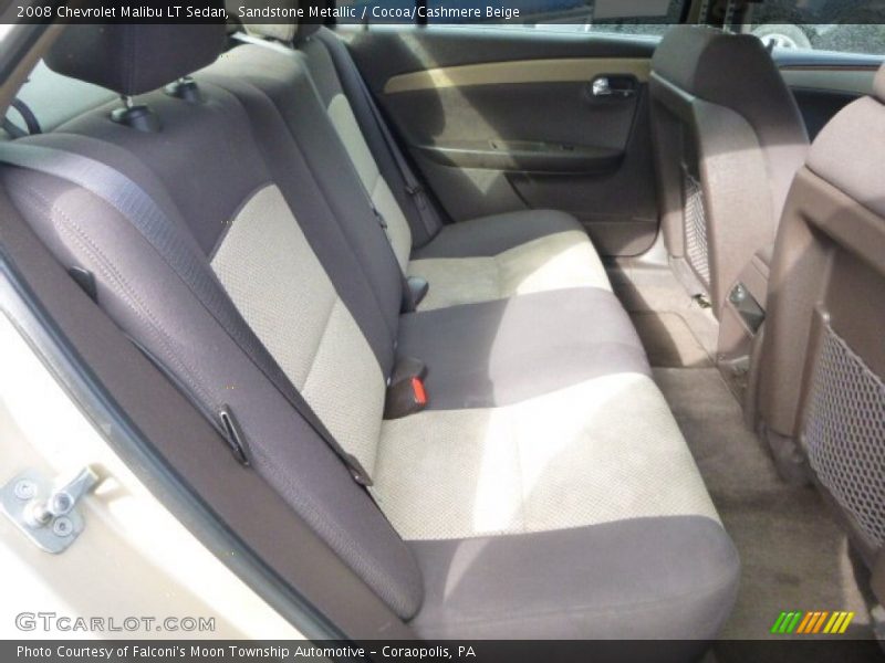 Sandstone Metallic / Cocoa/Cashmere Beige 2008 Chevrolet Malibu LT Sedan
