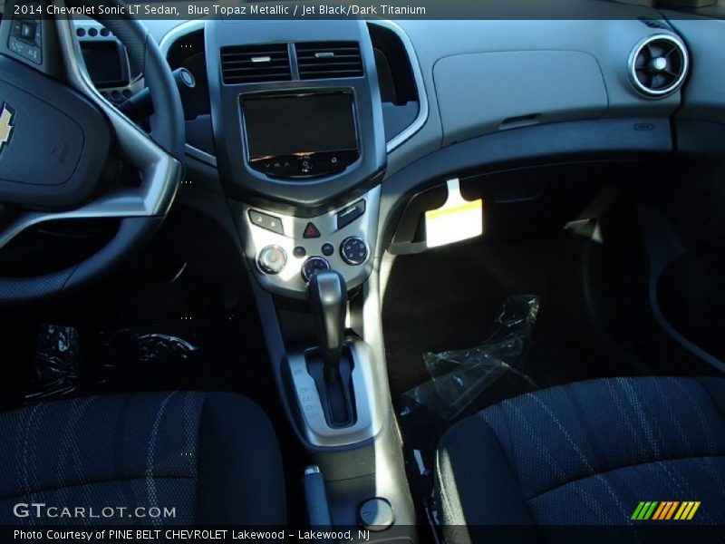 Blue Topaz Metallic / Jet Black/Dark Titanium 2014 Chevrolet Sonic LT Sedan