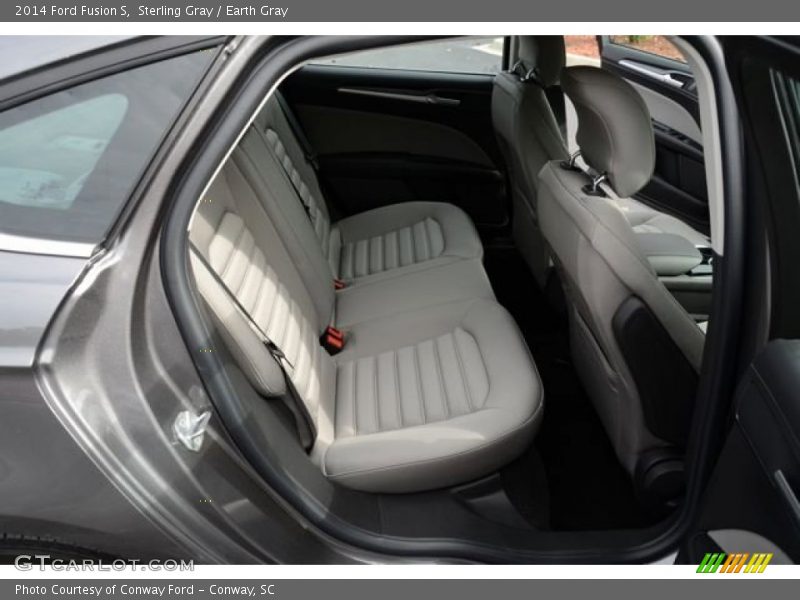 Sterling Gray / Earth Gray 2014 Ford Fusion S