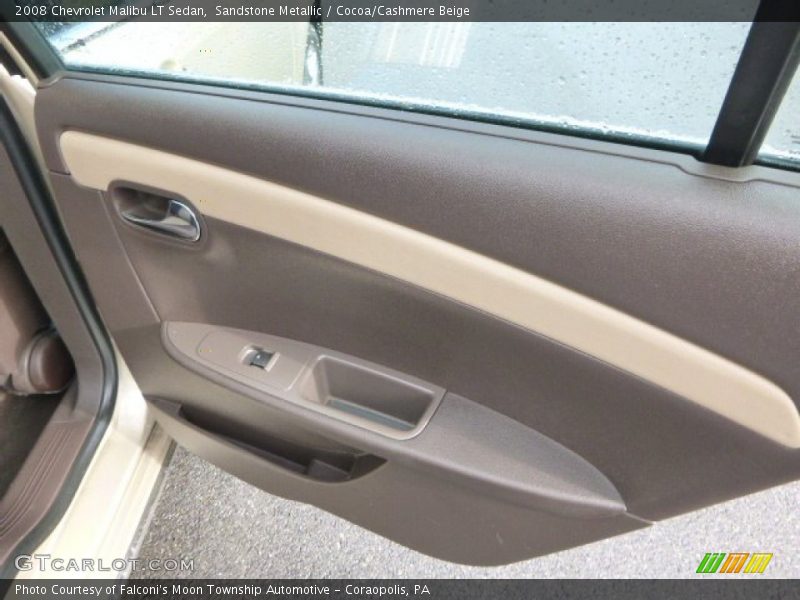 Sandstone Metallic / Cocoa/Cashmere Beige 2008 Chevrolet Malibu LT Sedan