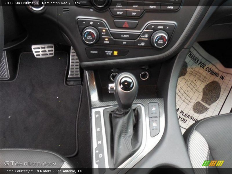 Remington Red / Black 2013 Kia Optima SX