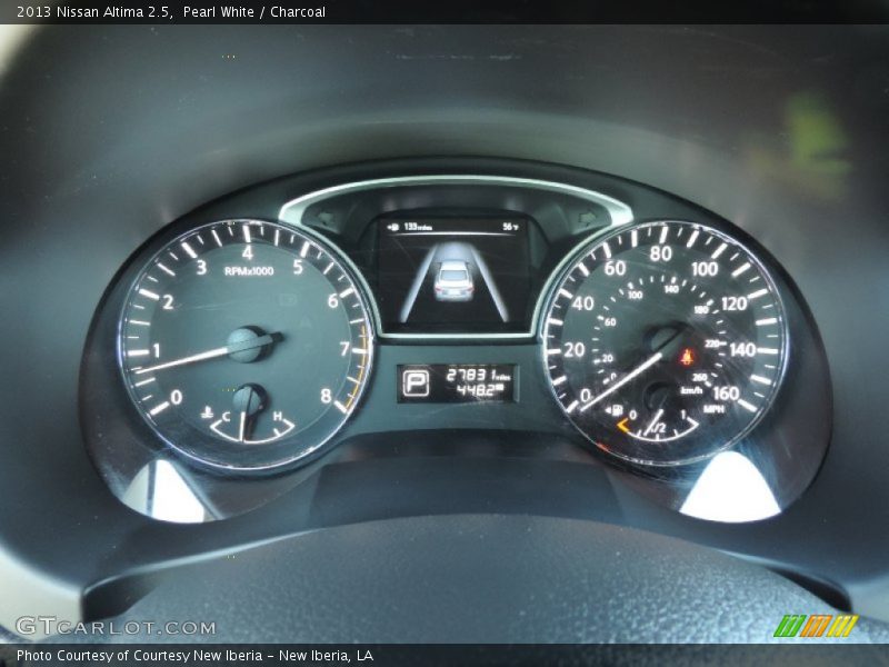 Pearl White / Charcoal 2013 Nissan Altima 2.5