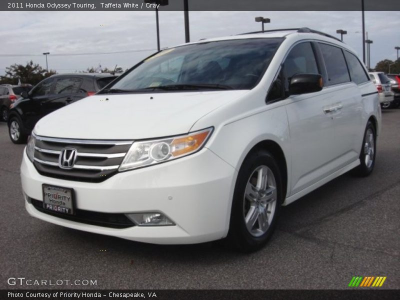 Taffeta White / Gray 2011 Honda Odyssey Touring
