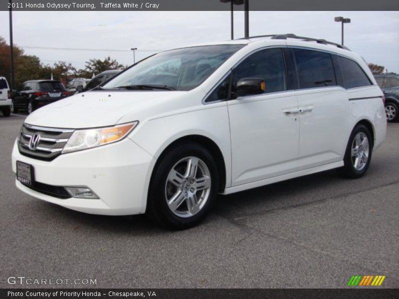 Taffeta White / Gray 2011 Honda Odyssey Touring