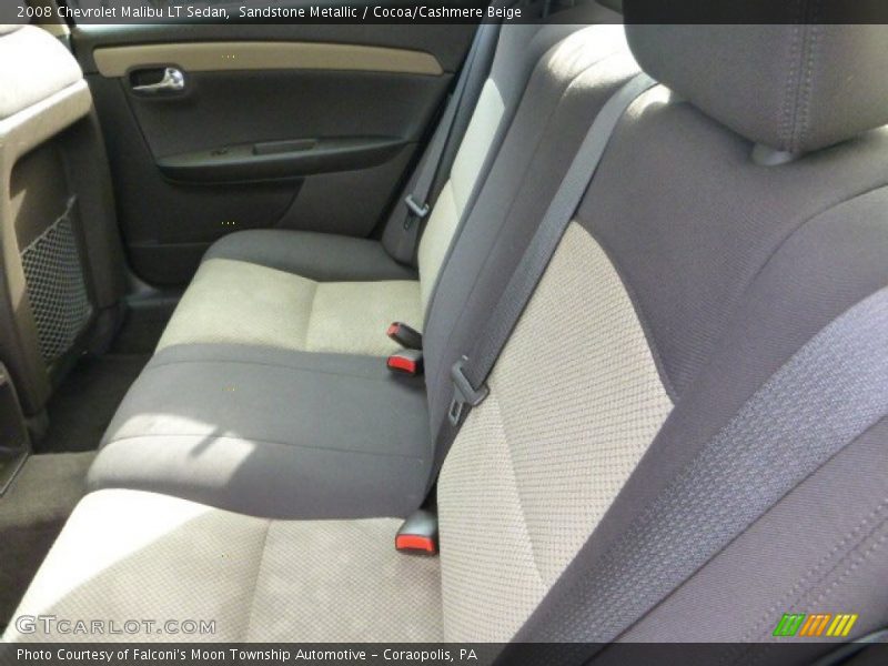 Sandstone Metallic / Cocoa/Cashmere Beige 2008 Chevrolet Malibu LT Sedan