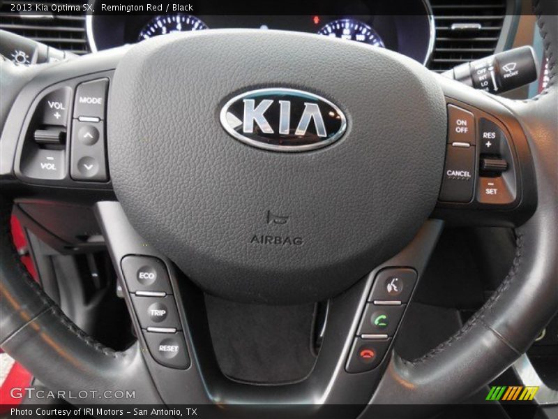 Remington Red / Black 2013 Kia Optima SX