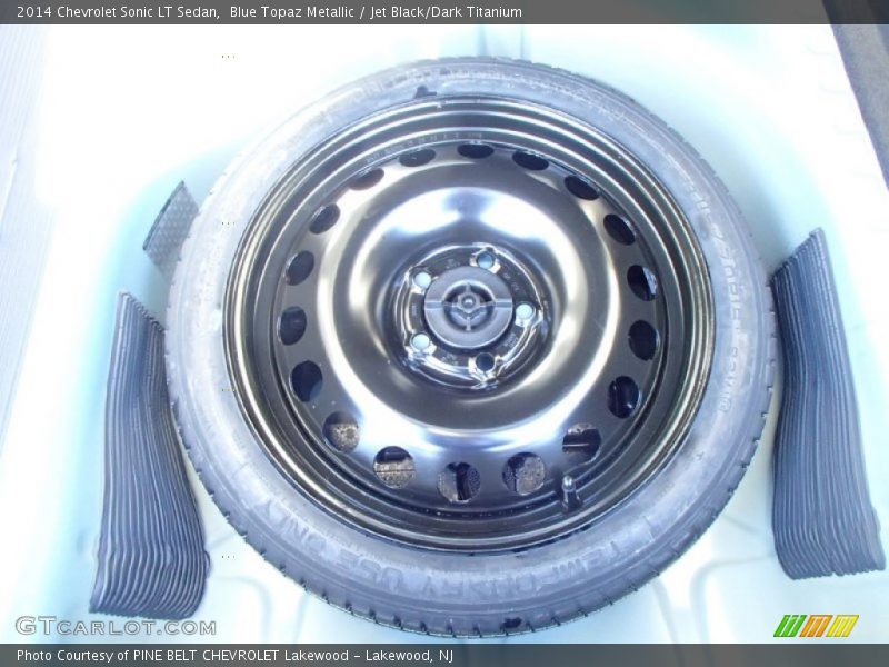 Blue Topaz Metallic / Jet Black/Dark Titanium 2014 Chevrolet Sonic LT Sedan