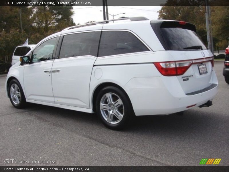Taffeta White / Gray 2011 Honda Odyssey Touring