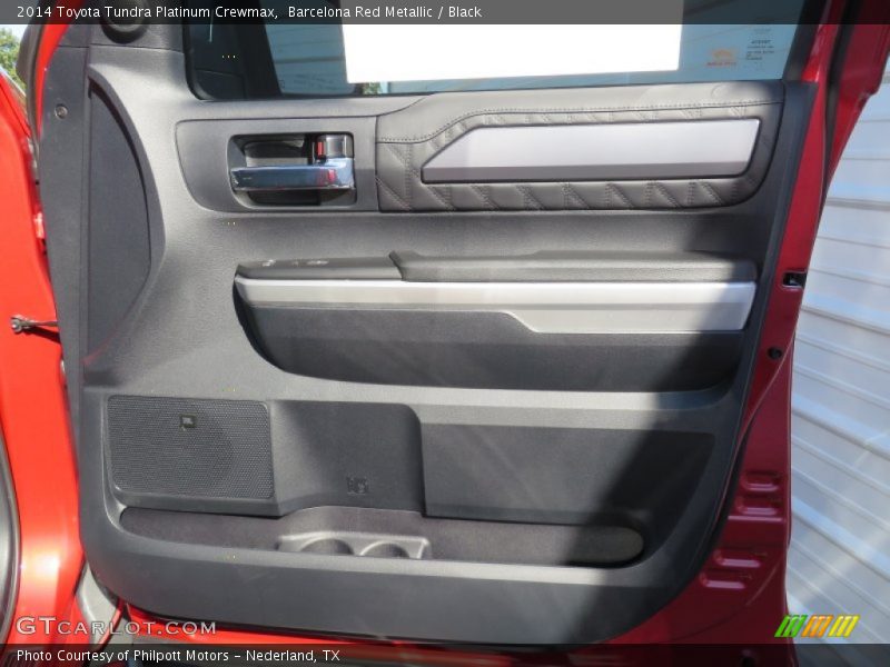 Barcelona Red Metallic / Black 2014 Toyota Tundra Platinum Crewmax
