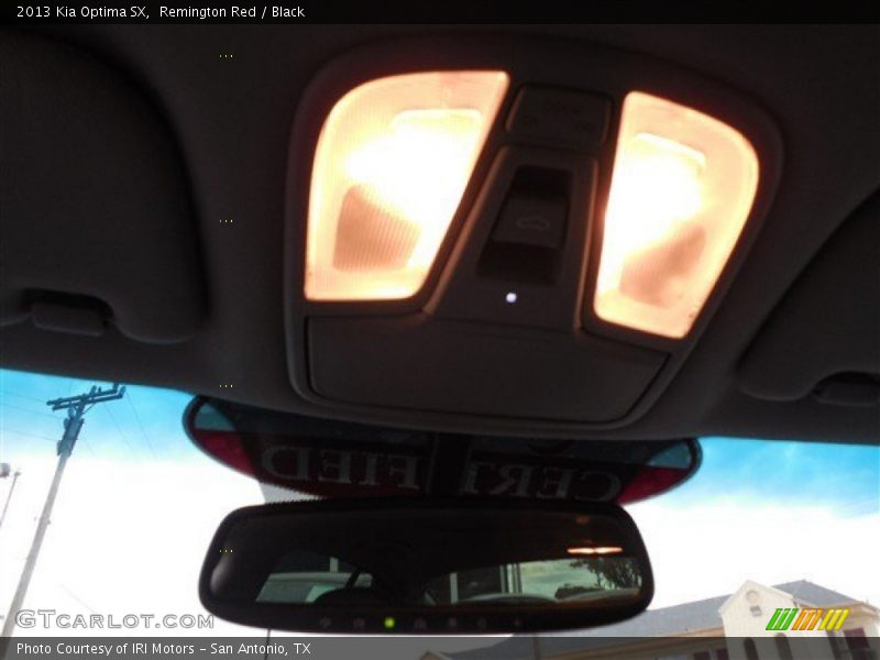 Remington Red / Black 2013 Kia Optima SX