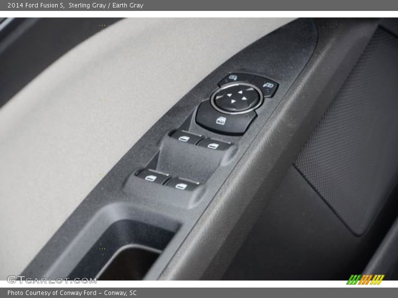 Sterling Gray / Earth Gray 2014 Ford Fusion S