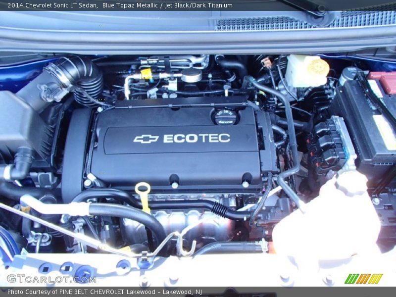 Blue Topaz Metallic / Jet Black/Dark Titanium 2014 Chevrolet Sonic LT Sedan