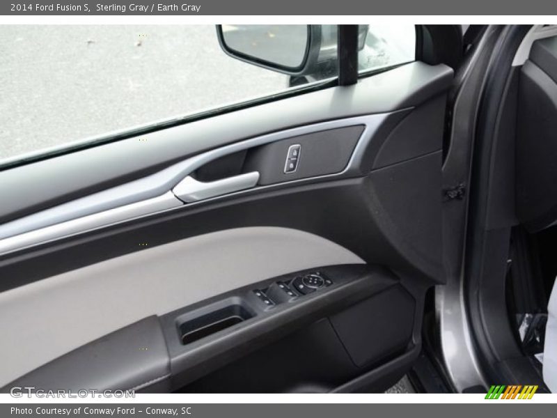 Sterling Gray / Earth Gray 2014 Ford Fusion S