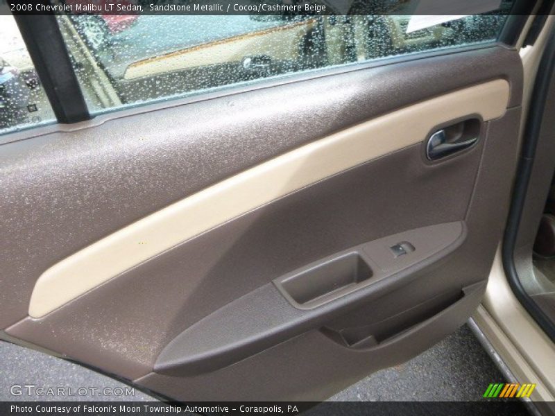 Sandstone Metallic / Cocoa/Cashmere Beige 2008 Chevrolet Malibu LT Sedan