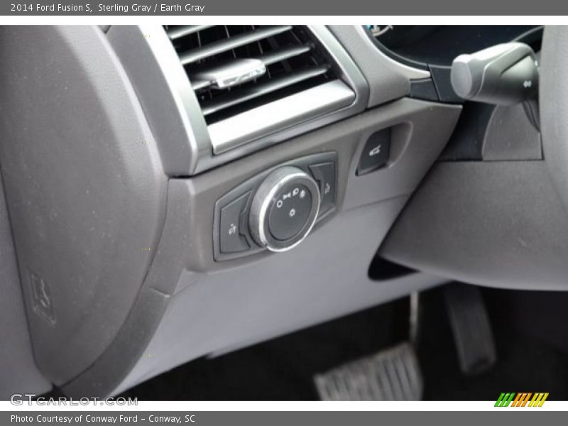 Sterling Gray / Earth Gray 2014 Ford Fusion S