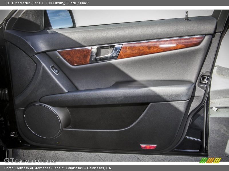 Black / Black 2011 Mercedes-Benz C 300 Luxury