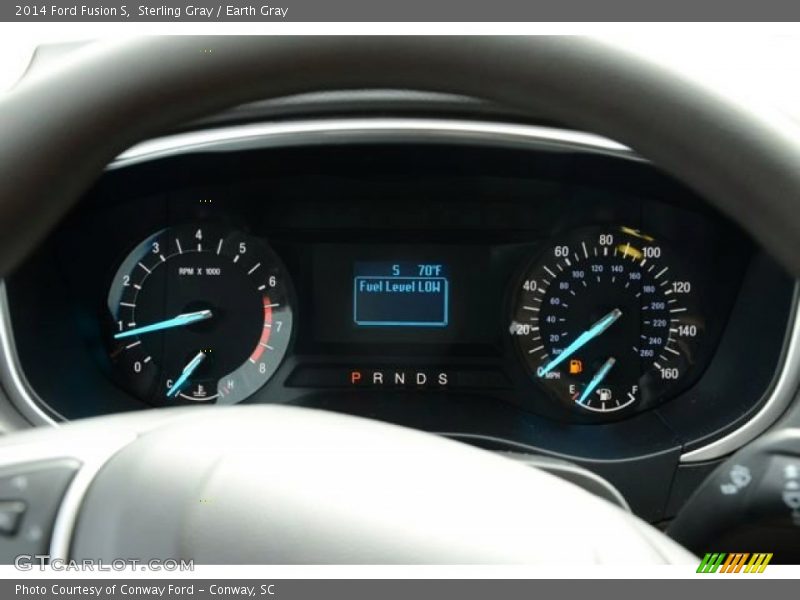 Sterling Gray / Earth Gray 2014 Ford Fusion S