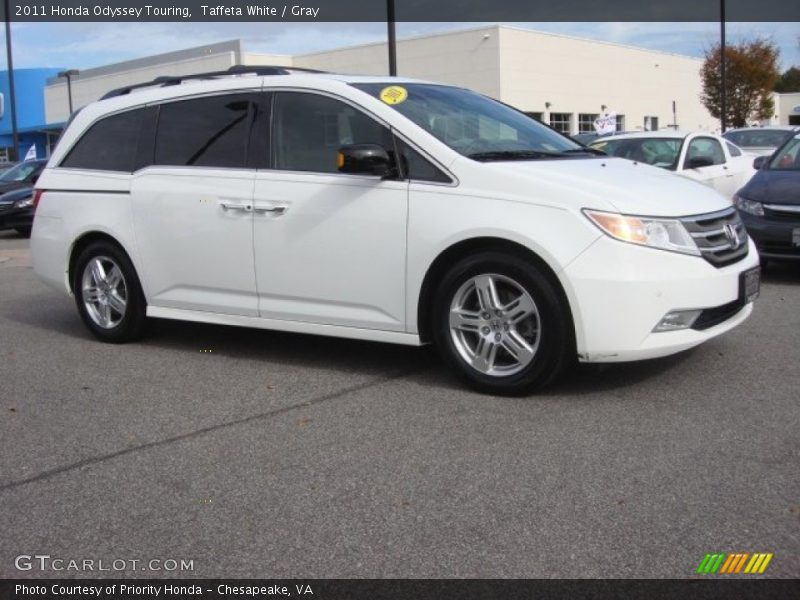Taffeta White / Gray 2011 Honda Odyssey Touring