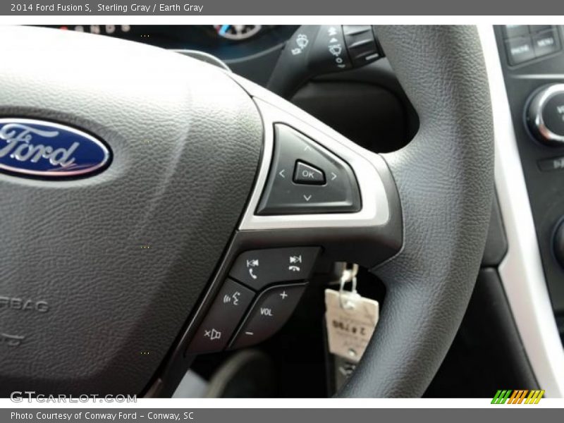 Sterling Gray / Earth Gray 2014 Ford Fusion S