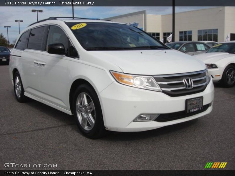 Taffeta White / Gray 2011 Honda Odyssey Touring