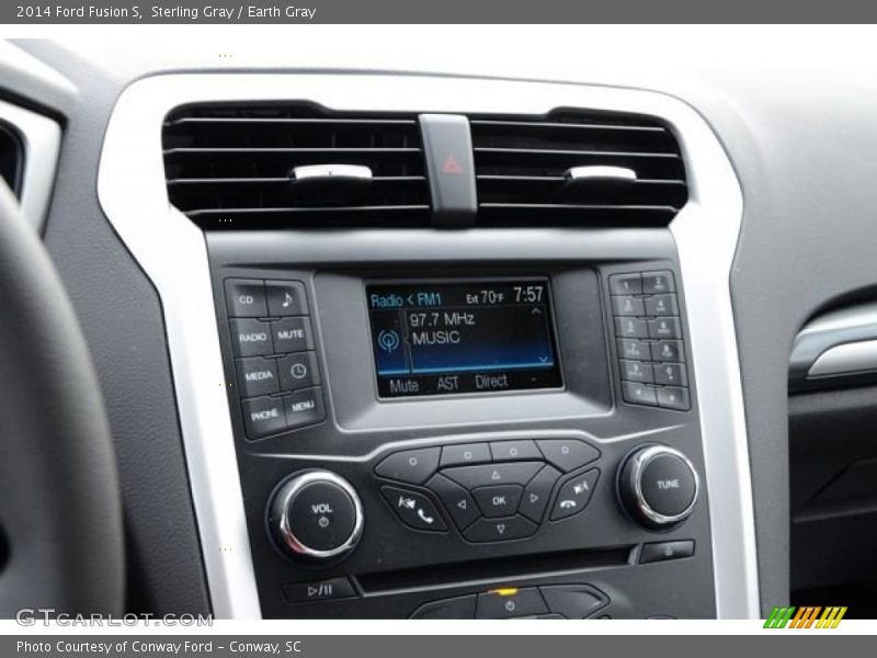 Sterling Gray / Earth Gray 2014 Ford Fusion S
