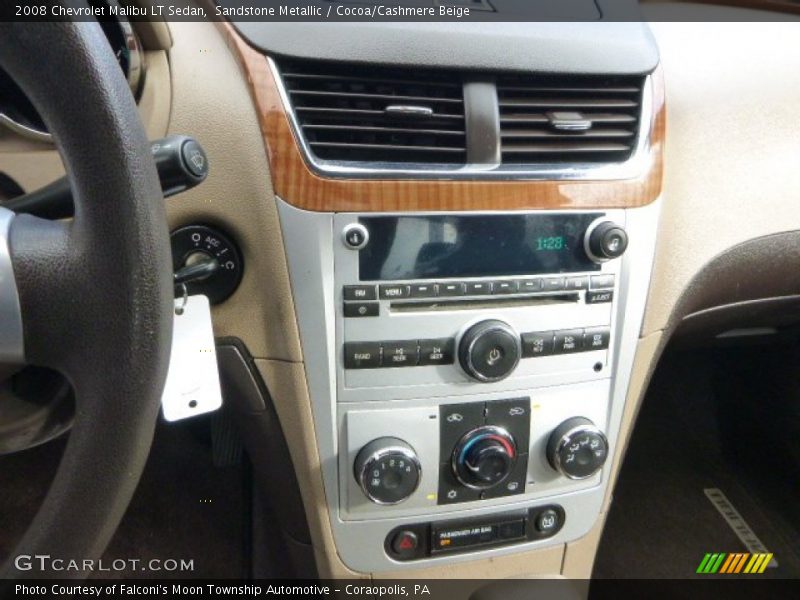 Sandstone Metallic / Cocoa/Cashmere Beige 2008 Chevrolet Malibu LT Sedan