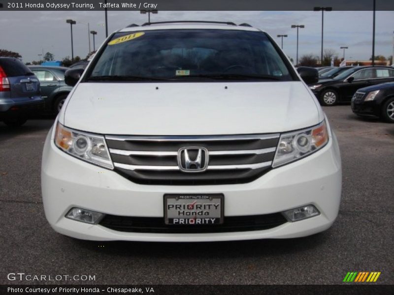 Taffeta White / Gray 2011 Honda Odyssey Touring