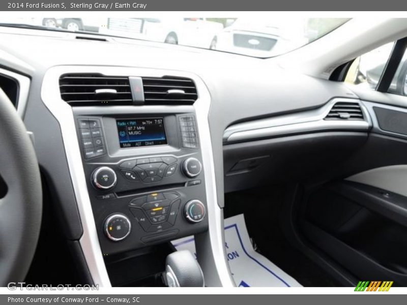 Sterling Gray / Earth Gray 2014 Ford Fusion S