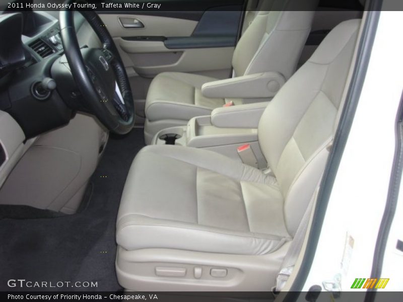 Taffeta White / Gray 2011 Honda Odyssey Touring