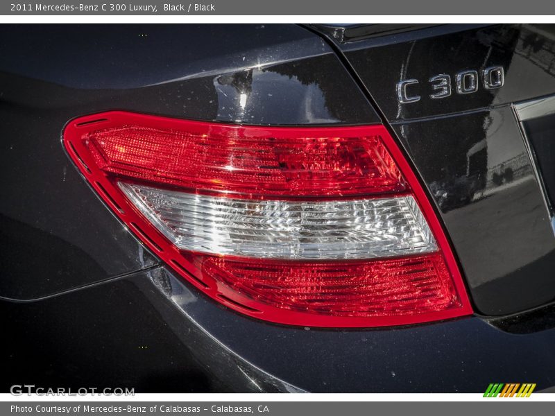 Black / Black 2011 Mercedes-Benz C 300 Luxury