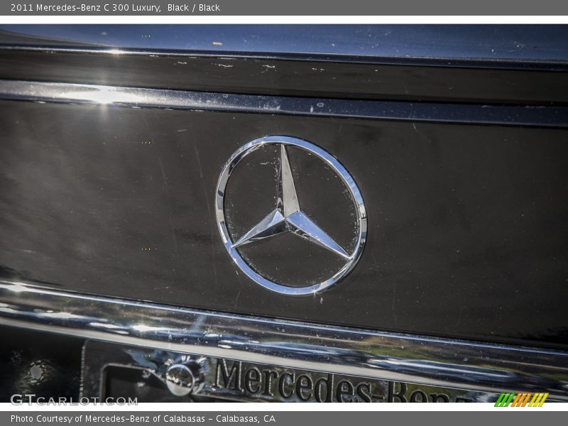 Black / Black 2011 Mercedes-Benz C 300 Luxury