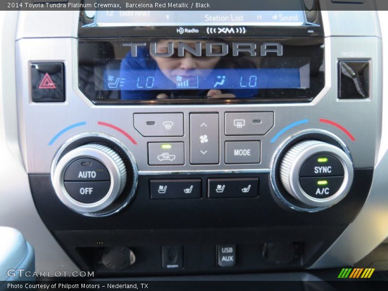 Barcelona Red Metallic / Black 2014 Toyota Tundra Platinum Crewmax