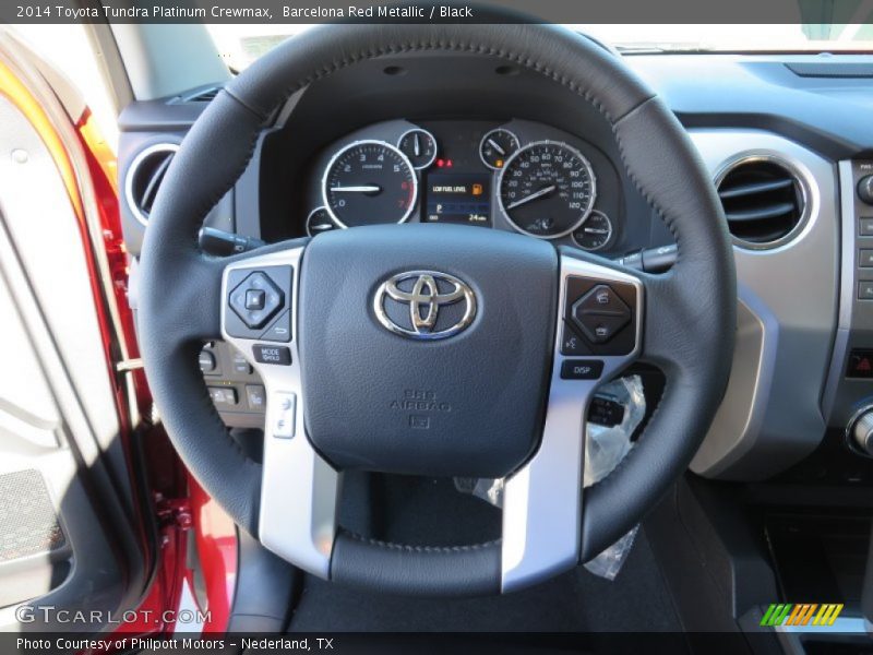 Barcelona Red Metallic / Black 2014 Toyota Tundra Platinum Crewmax