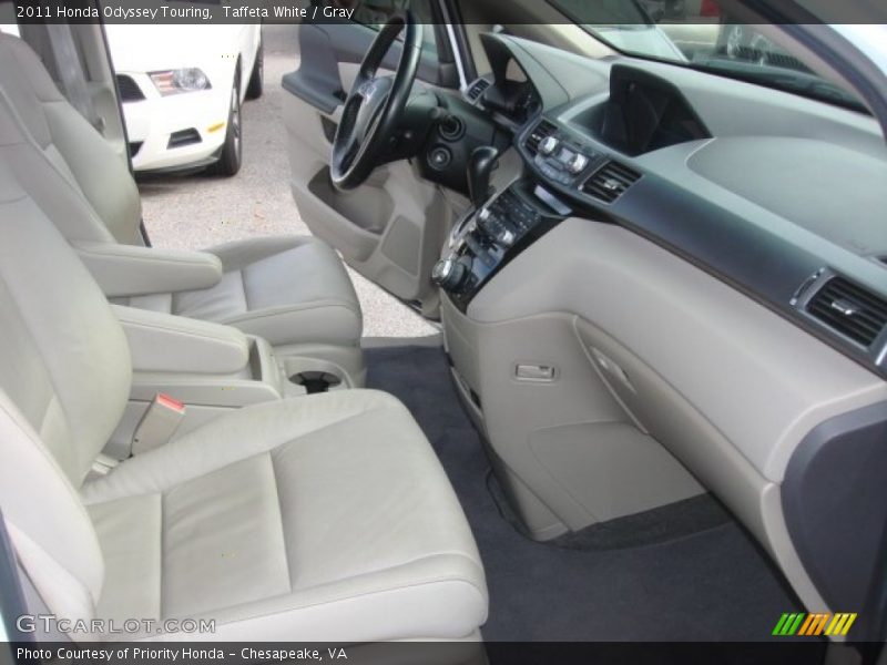 Taffeta White / Gray 2011 Honda Odyssey Touring