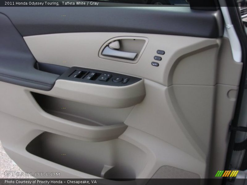 Taffeta White / Gray 2011 Honda Odyssey Touring