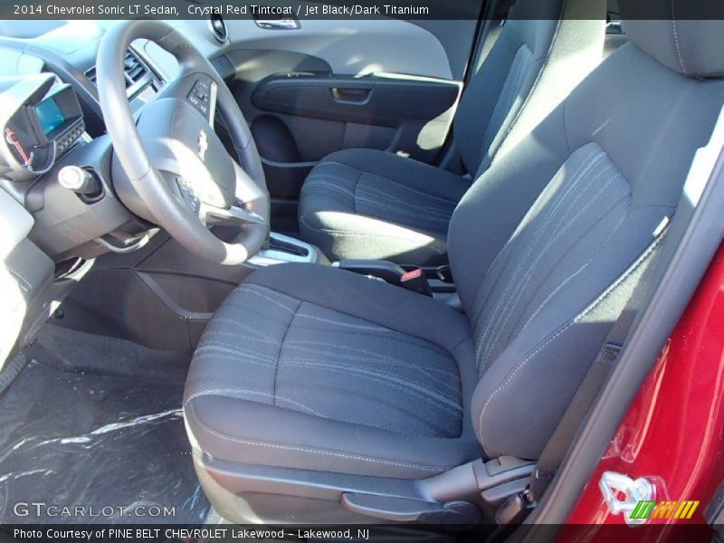 Crystal Red Tintcoat / Jet Black/Dark Titanium 2014 Chevrolet Sonic LT Sedan
