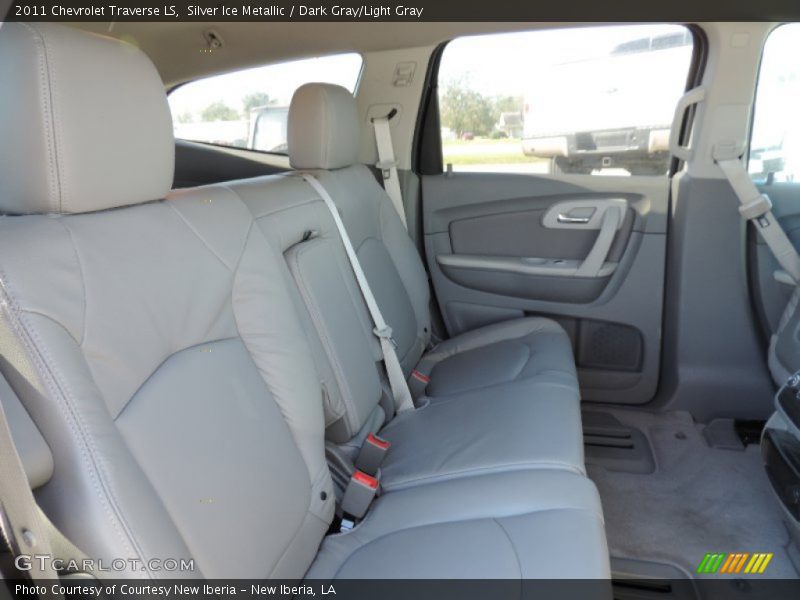 Silver Ice Metallic / Dark Gray/Light Gray 2011 Chevrolet Traverse LS