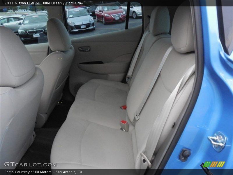 Blue Ocean / Light Gray 2011 Nissan LEAF SL